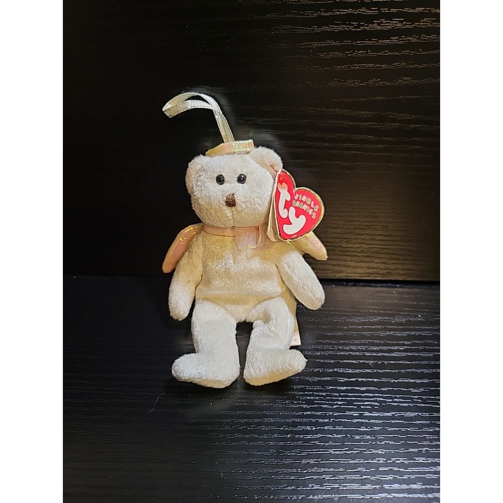 Ty Beanie Babies Halo the Angel Bear Toy
